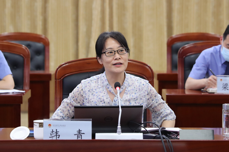 省院研究室韩青副主任为全市两级院检察调研骨干做专题培训